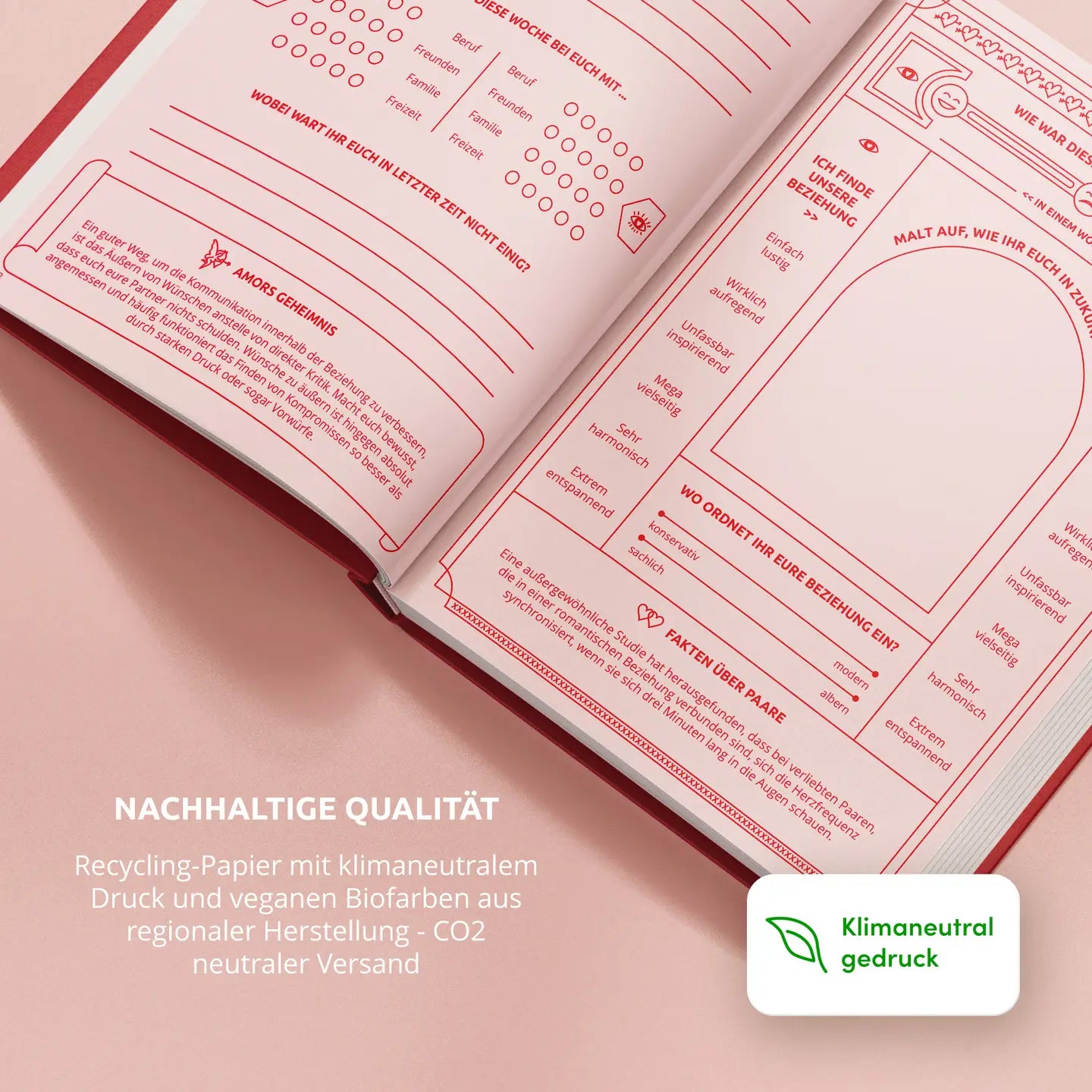 Erzählt euch mehr Couple Journal