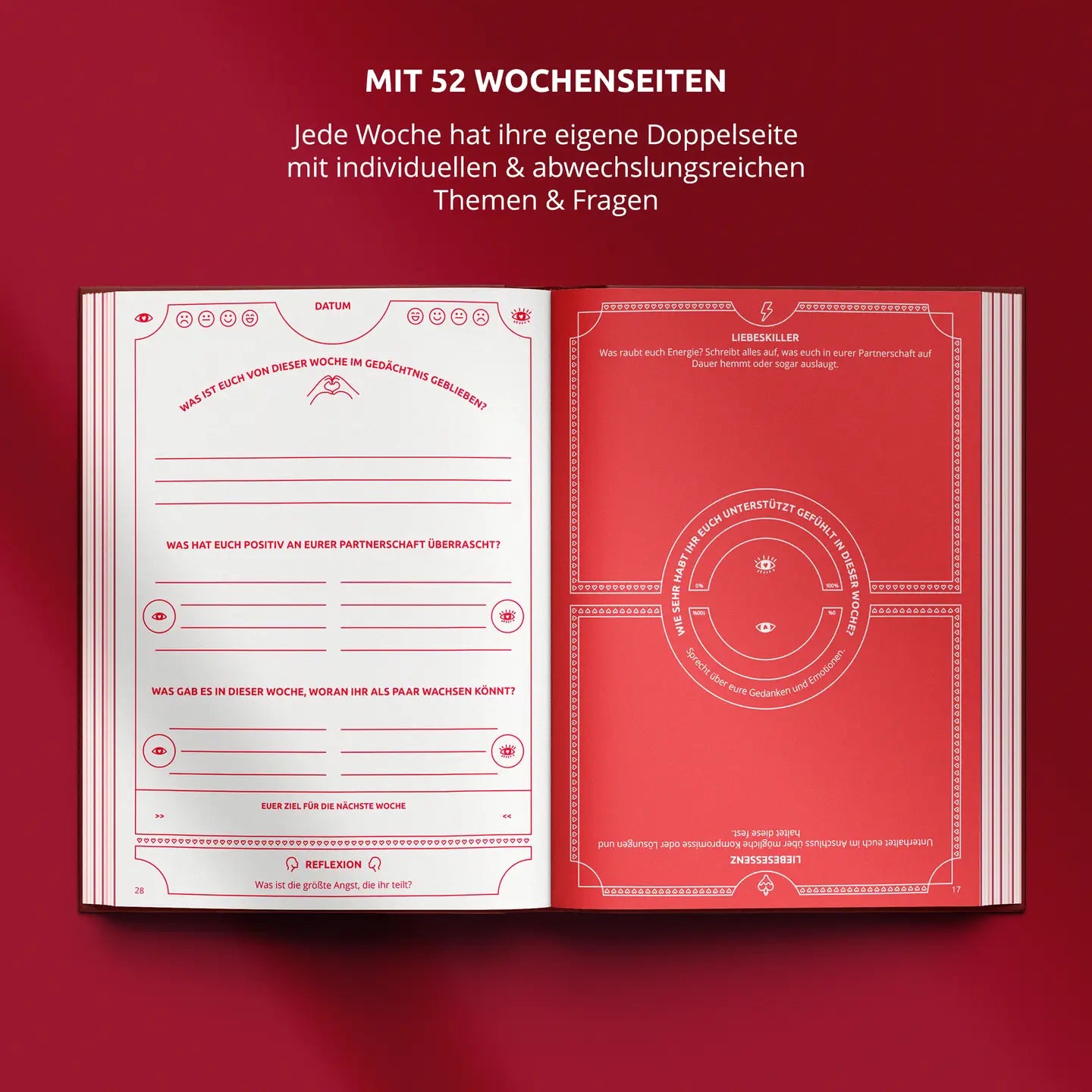 Erzählt euch mehr Couple Journal