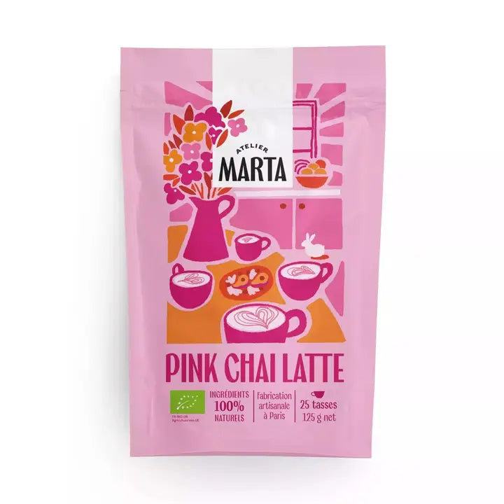Pink Chai Latte