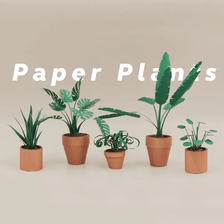Papier Pflanzen Origami